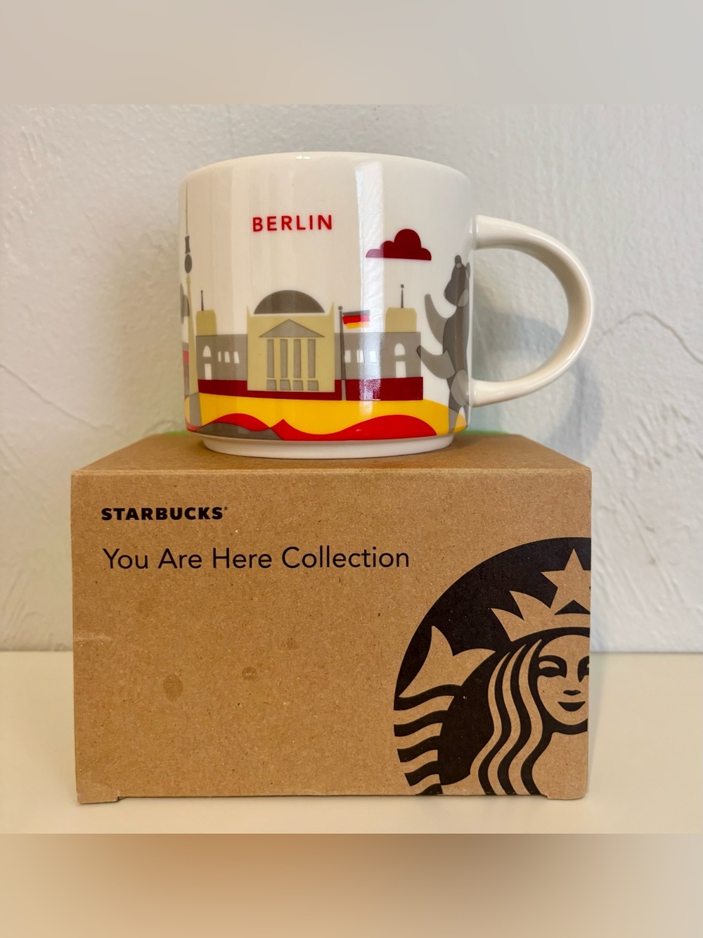 Starbucks Berlin Germany You Are Here YAH 14oz Ceramic Coffee Mug